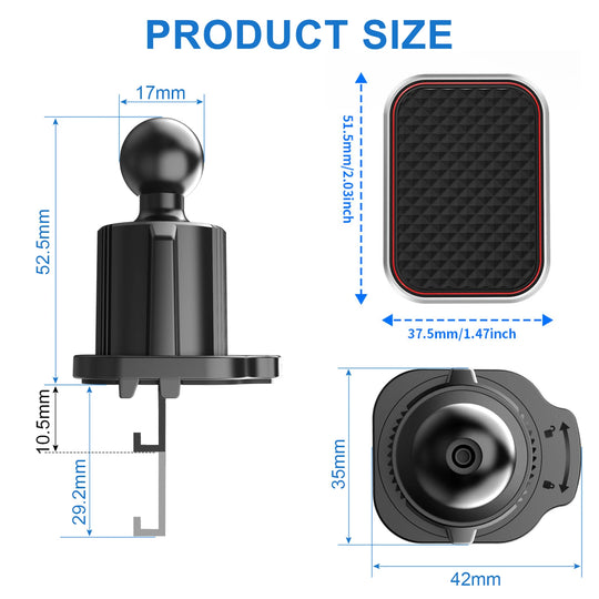 Magnetic Car Phone Holder Vent (2025 Upgrade)