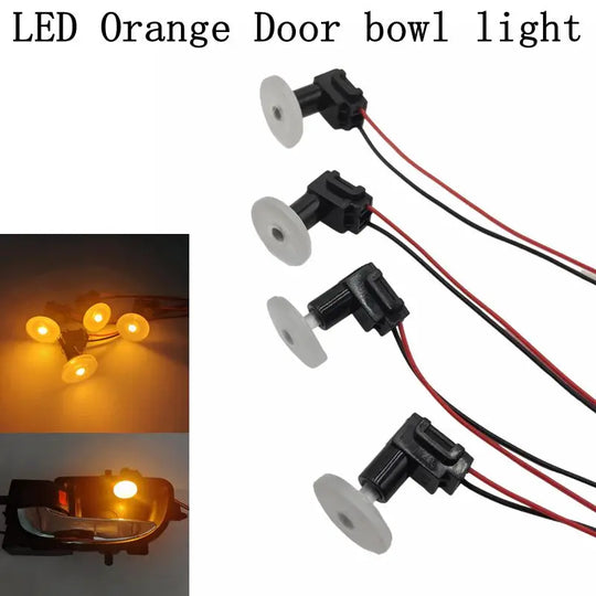 LED Ambient Light Transparent Lamp Body Circular Car Inner Bowl Light Door Handle Lights Handrail Lights Decorative Lamp