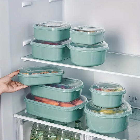 3-Pack BPA-Free Plastic Food Storage Containers with Lids