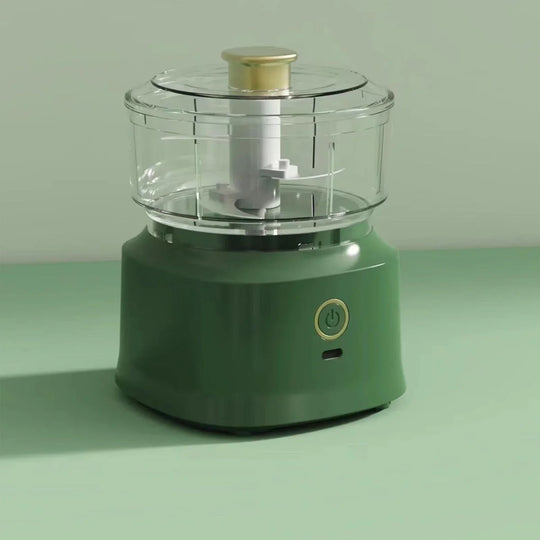 Mini Meat Grinder Electric Garlic Masher Multifunctional Kitchen Wireless Food Stir Shredder Baby Auxiliary Food Machine 350ml