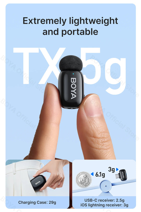 BOYA Mini Wireless Lavalier Microphone