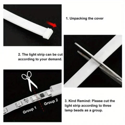 LED Daytime Running Light  Starting Car Hood  Door Decorative Lights DRL Auto Engine Hood Guide Decorative Ambient Lamp 12V