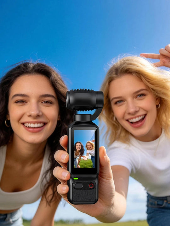 Lenovo HD 4K Action Camera 180° Rotatable For Vlog YouTube Tiktok Girls Record Life Video Recording Entry Portable Action Camera