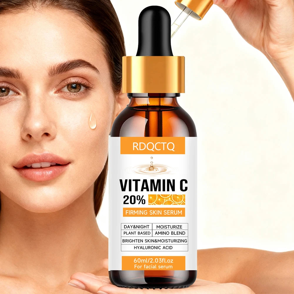 Vitamin C Firming Skin Essence: Day-Night Hydration & Plant Amino Acid Formula for Radiant Complexion
