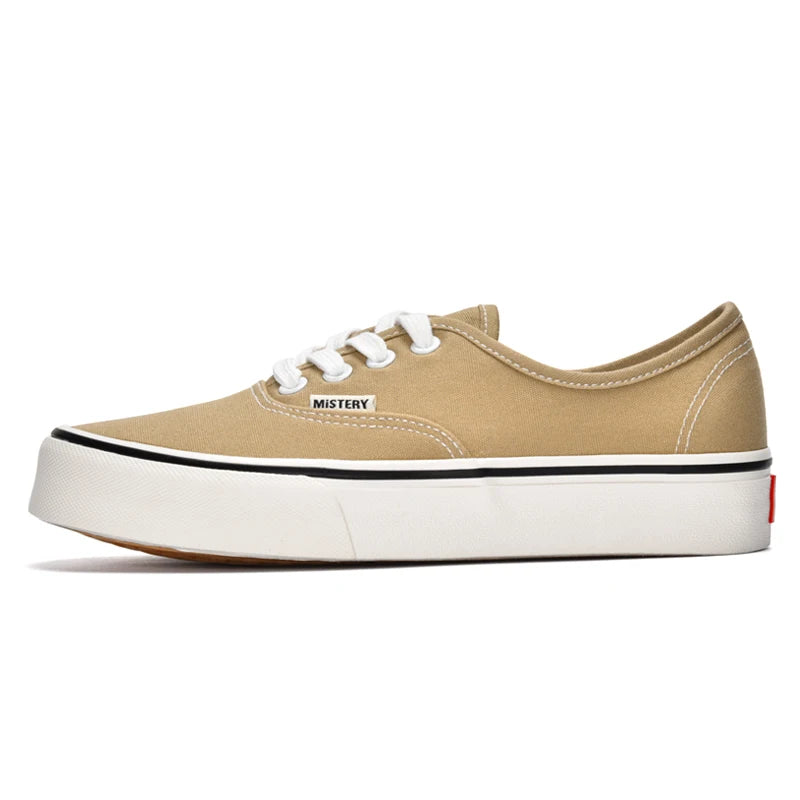 Casual Flats Canvas Sneakers Women Outdoor Solid Color Shallow Sports Shoes Tennis Female Streetwear Lace Up Vulcanize Shoes