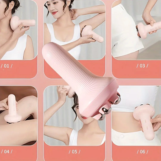 Roller Body Massager, Relax Massage Ball Roller, For Muscle Back Neck Foot Calf Leg Muscle,  Tool With Roller Ball Massager