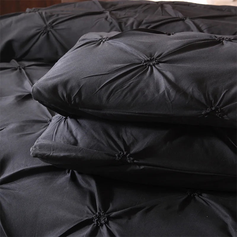 Queen Comfort Set 3Pieces, Gray Bed in a Bag Comforter Set for Bedroom, Beddding Sets without Comforter, Duvet cover&Pillowcases