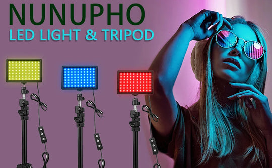 LED Video Light Camera Photography Lighting Kit