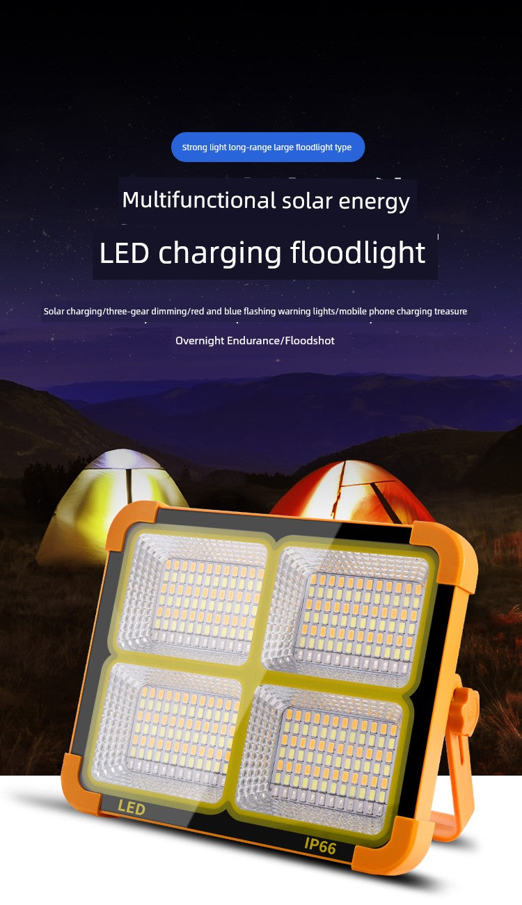 Led Stall Power Failure Emergency Satchel Solar Light