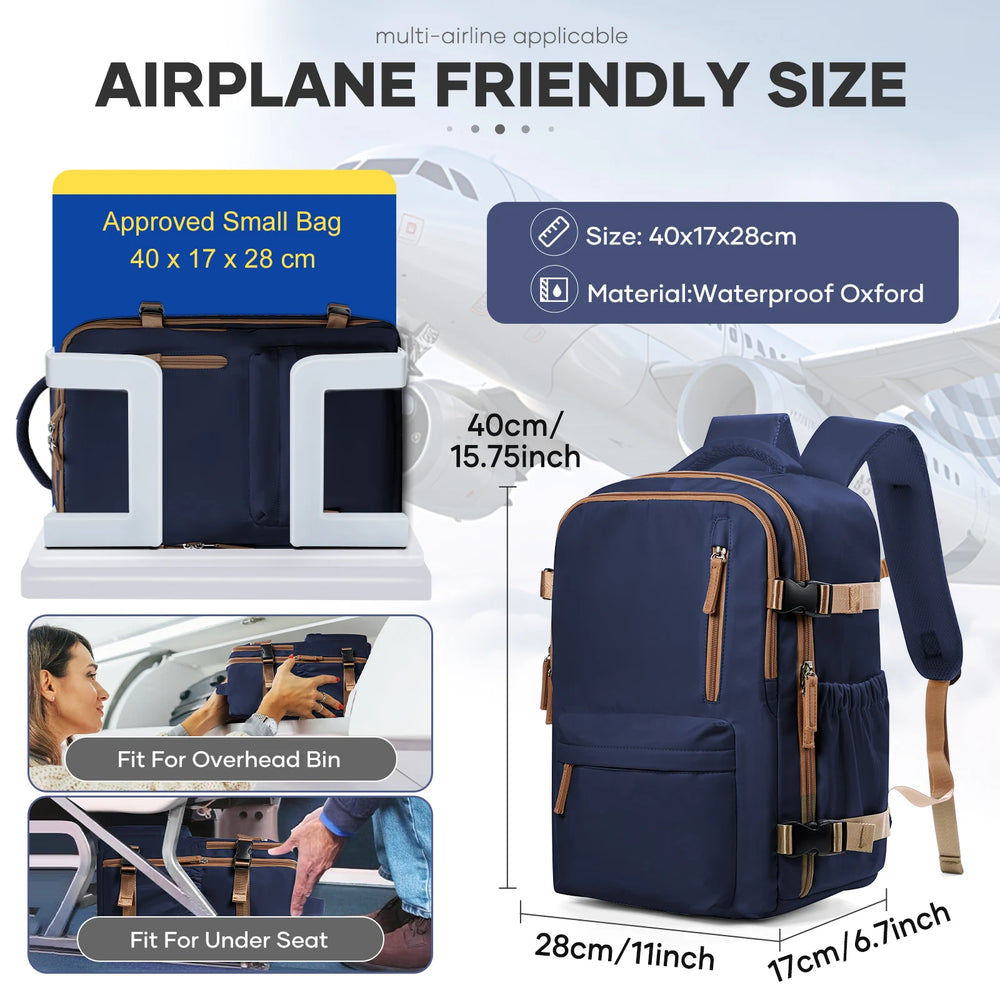 Vacuum Bags for Clothing Travel Vacuum Compression Travel Backpack with Hand Pump Ryanair Airplane Carry-On Bag Wizzair 40x30x20