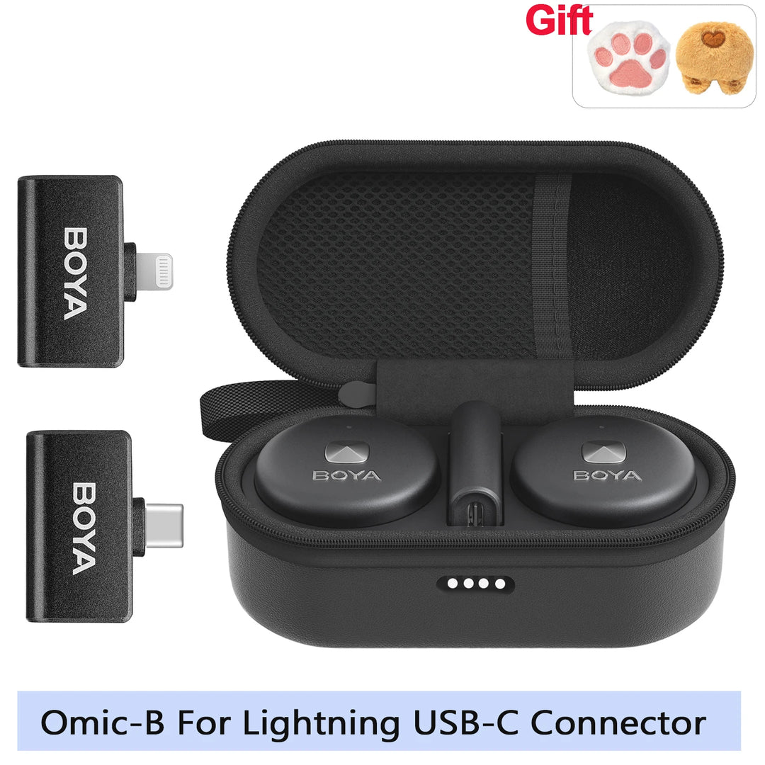 BOYA Omic D/U Wireless Lavalier Lapel Microphone