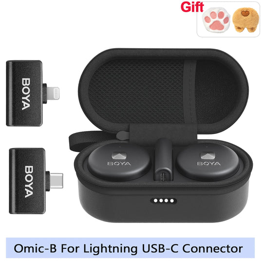 BOYA Omic D/U Wireless Lavalier Lapel Microphone