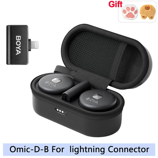 BOYA Omic D/U Wireless Lavalier Lapel Microphone