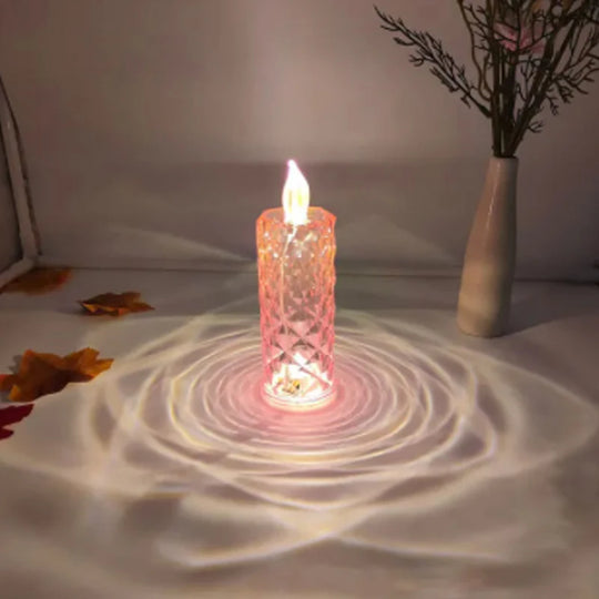 LED Flameless LED Candle Lamp Battery Powered Ambient Lamp For Home Parties, Weddings and St. Bedroom Decor Night Lights