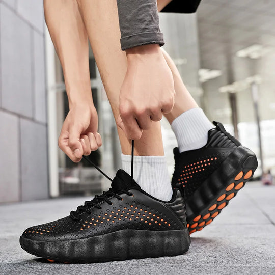 Men's Comfortable Running Shoes Breathable Thick sole Non-slip Casual Sports Shoes Cushioning Outdoor Walking Sneakers For Men