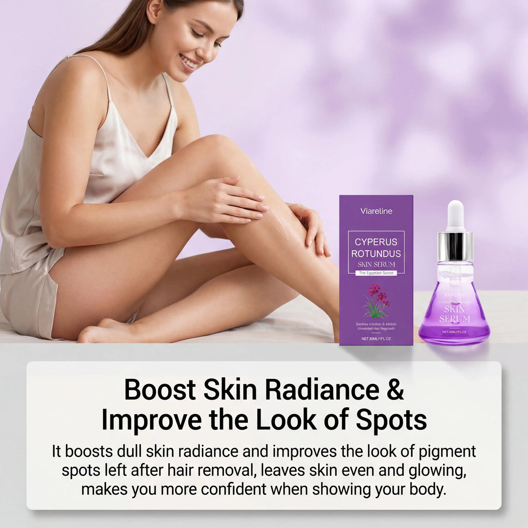 Post Hair Removal Care Serum Soothing Brightening Skin Care for Keeping It Moisturized Soft Refreshed with Hyaluronic