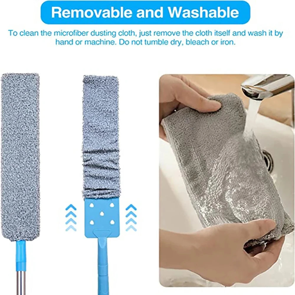 Scalable Duster Brush for Household Cleaning ,Long Handle Mop Gap Dust Cleaner Bedside Sofa Brush Corner Remover Home Telescopic