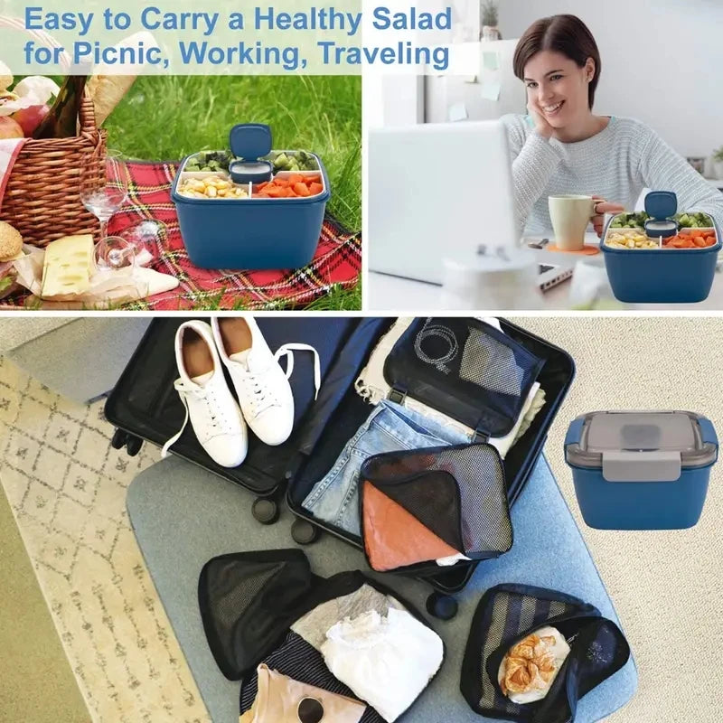Salad Lunch Box with 37oz Bowl
