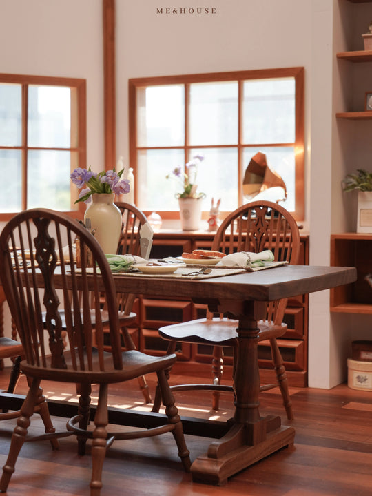 1/6 doll house model furniture accessories mini model Free combination retro table legs desktop