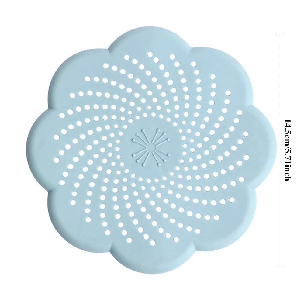 Sink Strainer Silicone Drain Cover Anti Clog Sink Filter for Kitchen Bathroom Hair Catcher Screen Universal Fit Sink Accessories