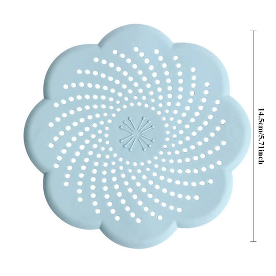 Sink Strainer Silicone Drain Cover Anti Clog Sink Filter for Kitchen Bathroom Hair Catcher Screen Universal Fit Sink Accessories