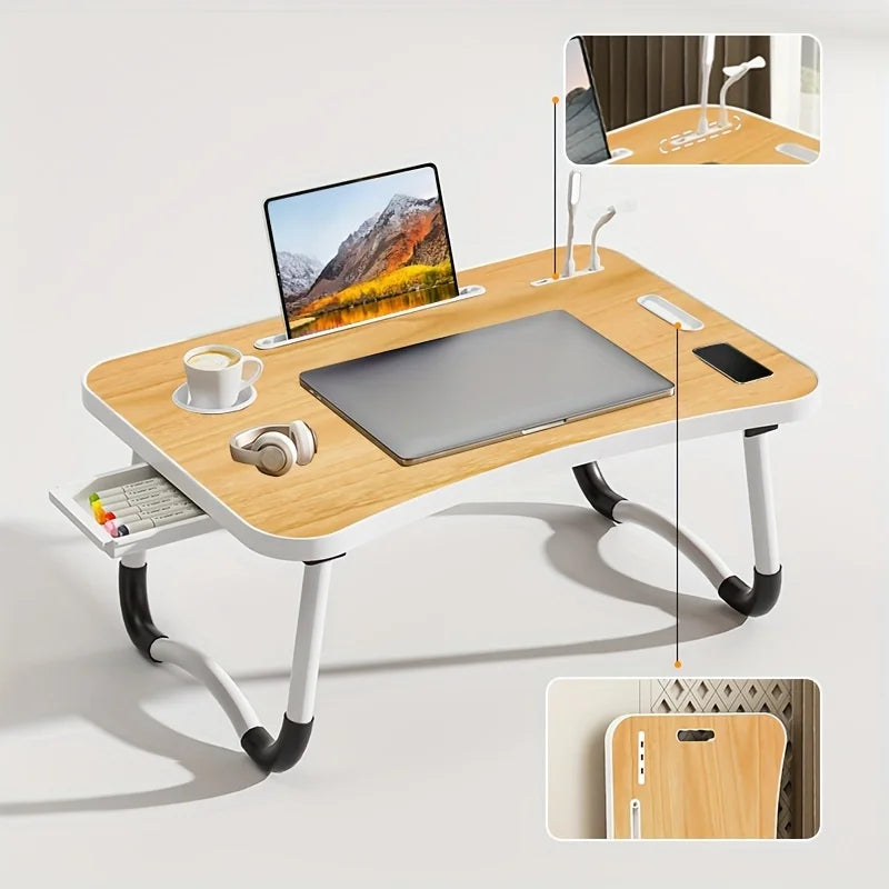 Ultra Large Portable Laptop Bed Table Foldable Desk, Computer Desk computer desk  desk table  furniture  laptop standing desk