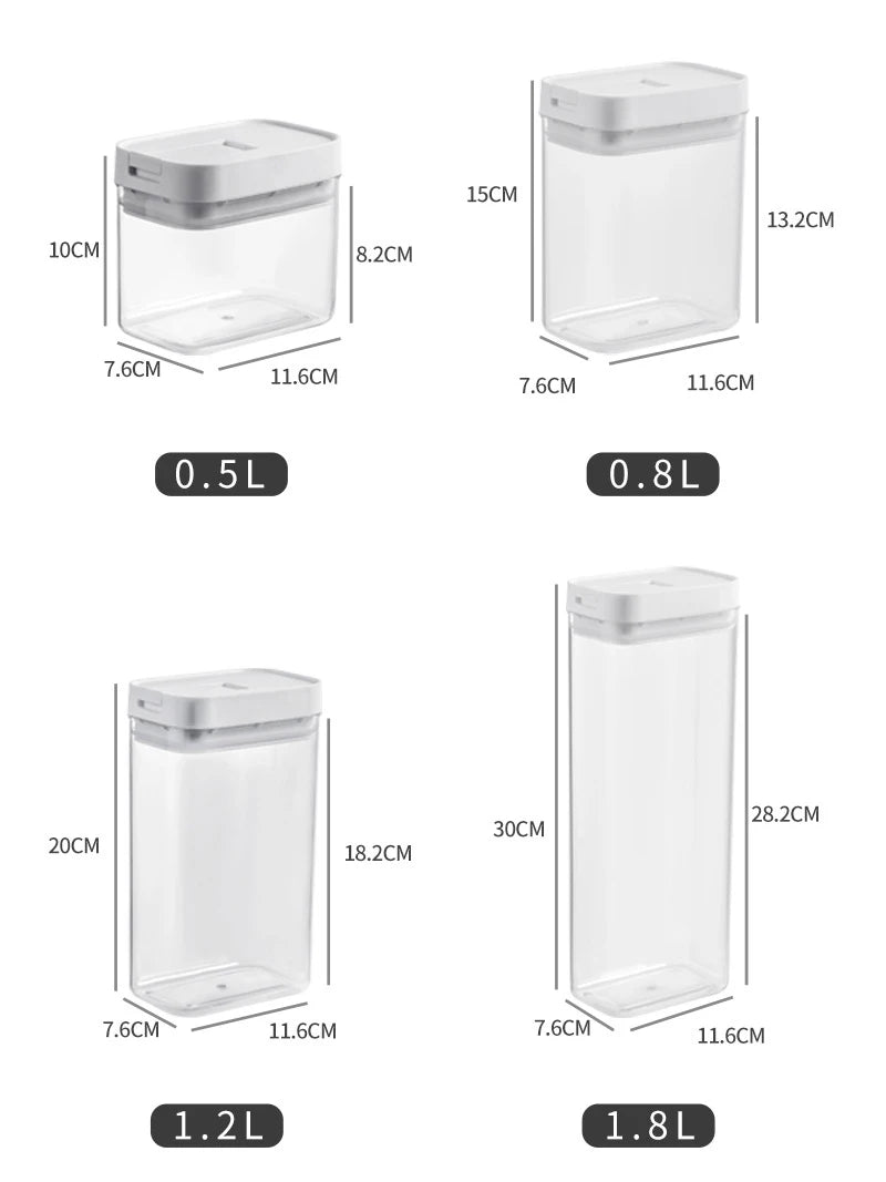 Transparent Pasta Storage Box
