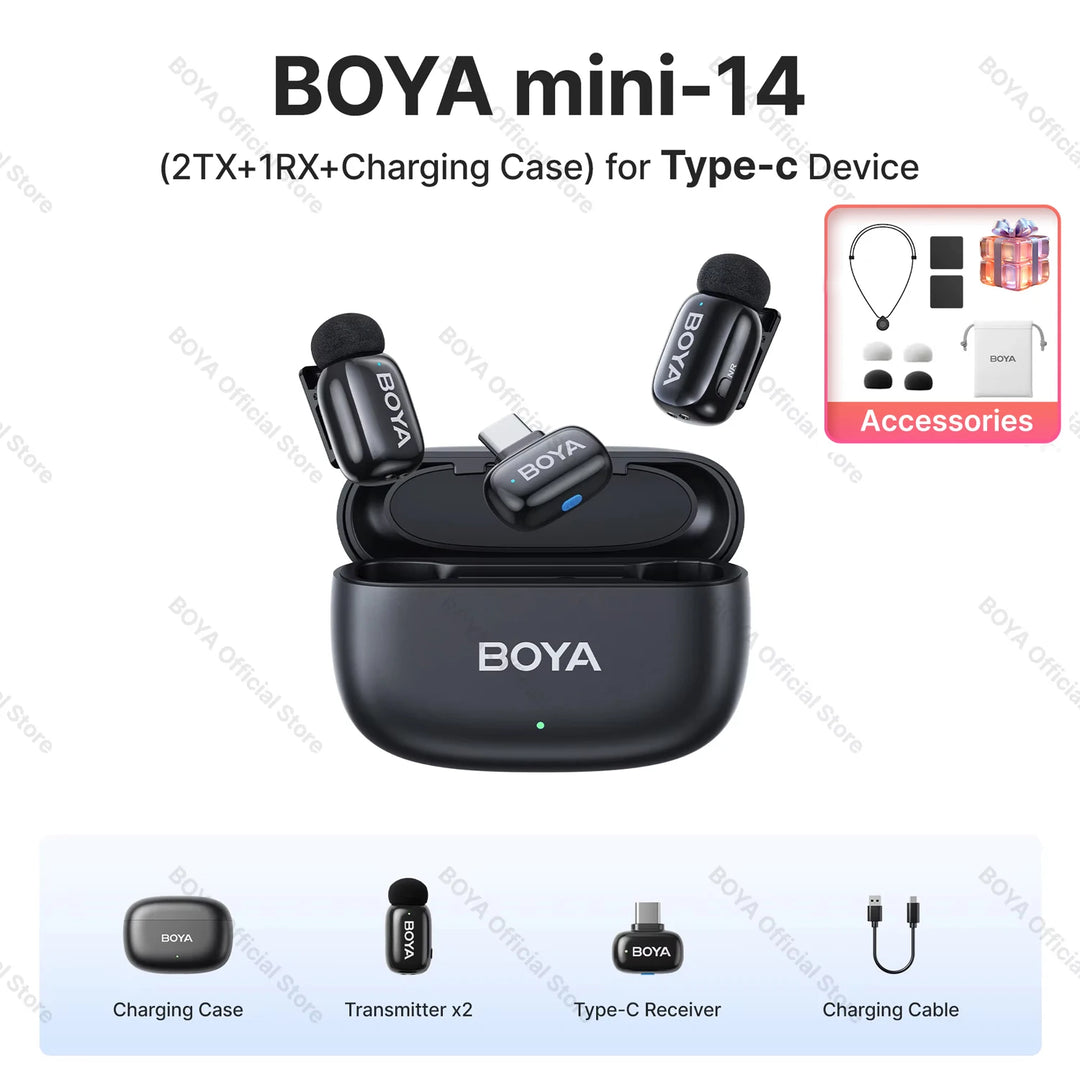BOYA Mini Wireless Lavalier Microphone