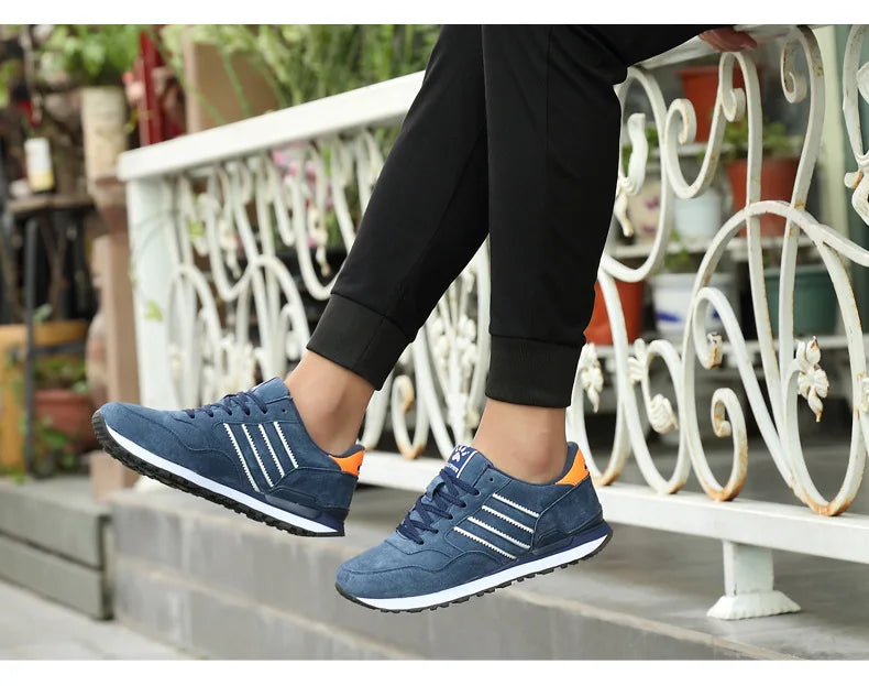 Sneakers Men Casual Shoes Light Suede 2023 New Classic Men Running shoes Outdoor Breathable Mesh Jogging Sport Shoes