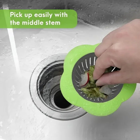 2pcs Silicone Kitchen Sink Strainer
