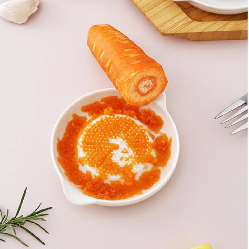 White Ceramic Ginger & Garlic Grater