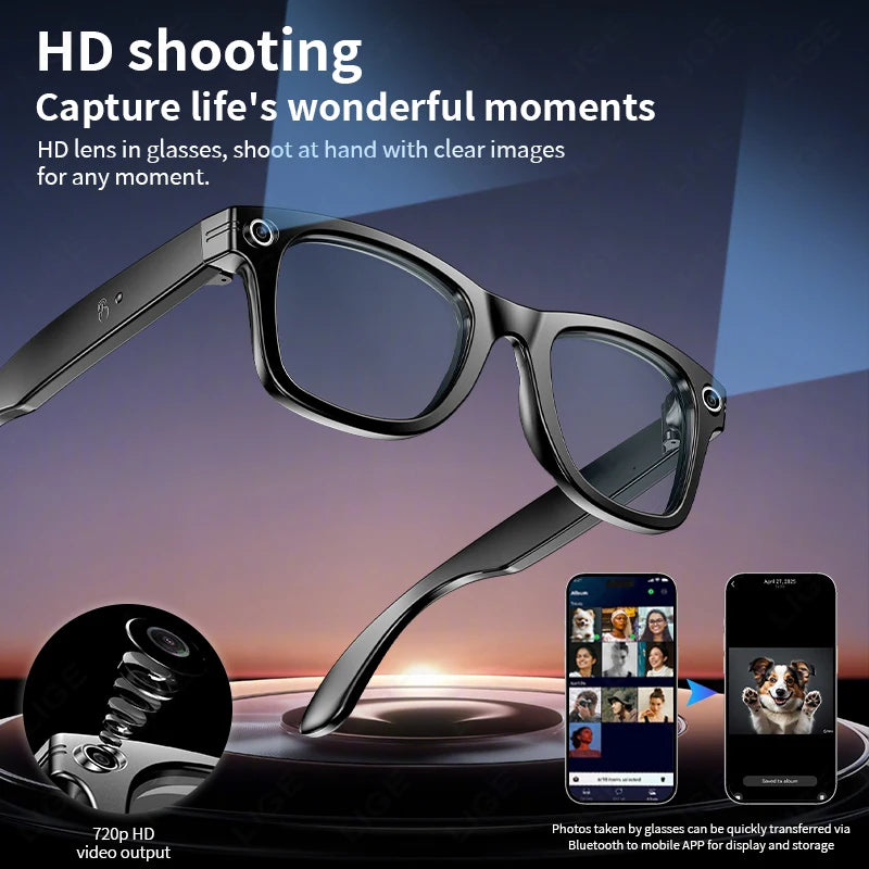 HD 1080P Camera Smart Glasses