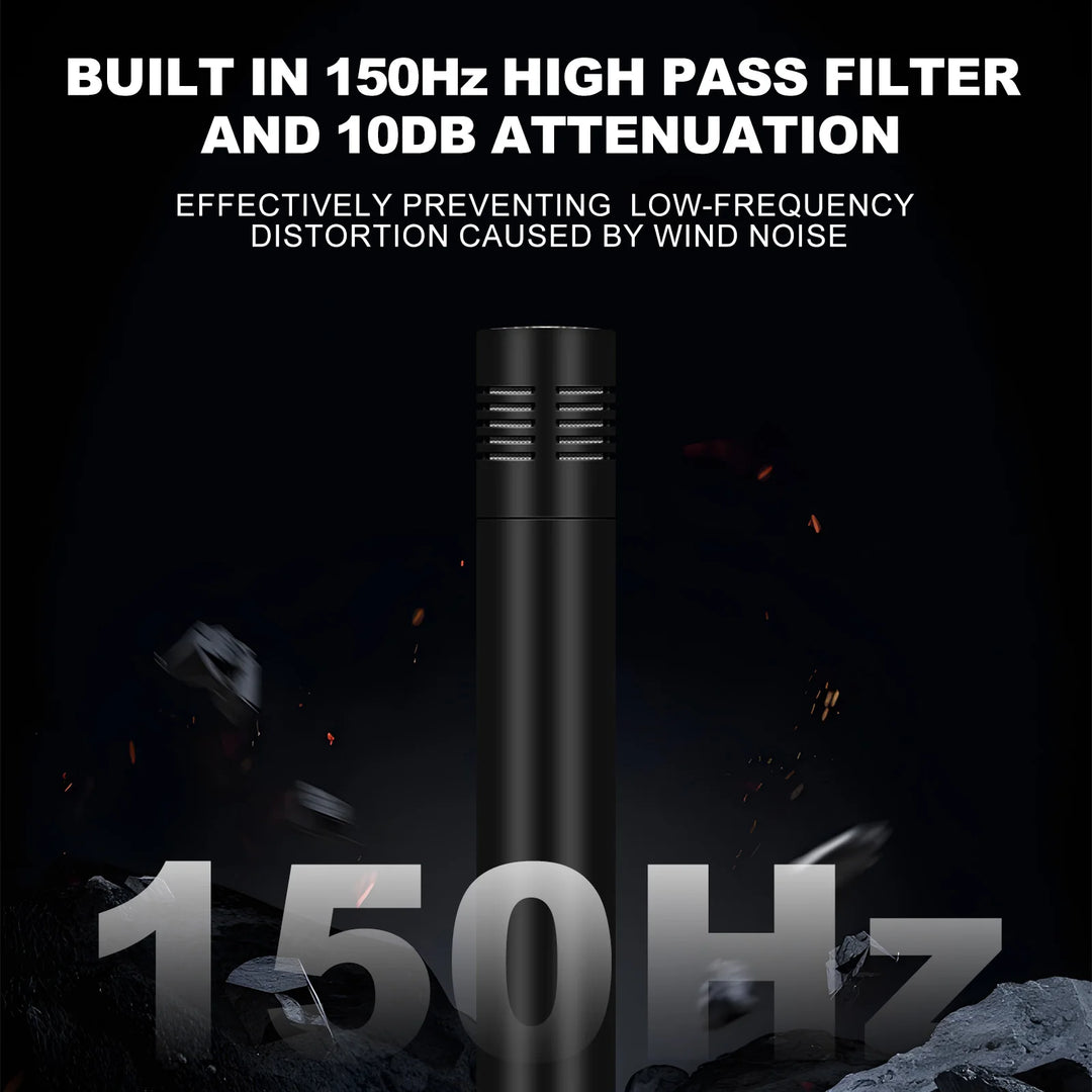 C02 Champagne Colored Metal Condenser Microphone