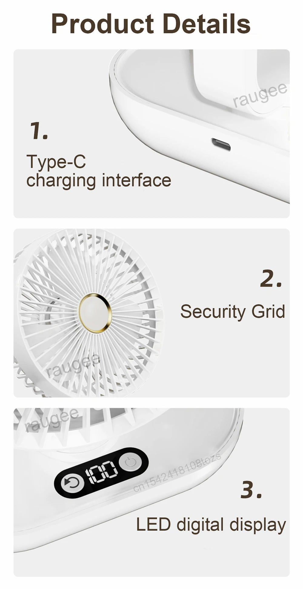 Mini Portable Desktop Fan
