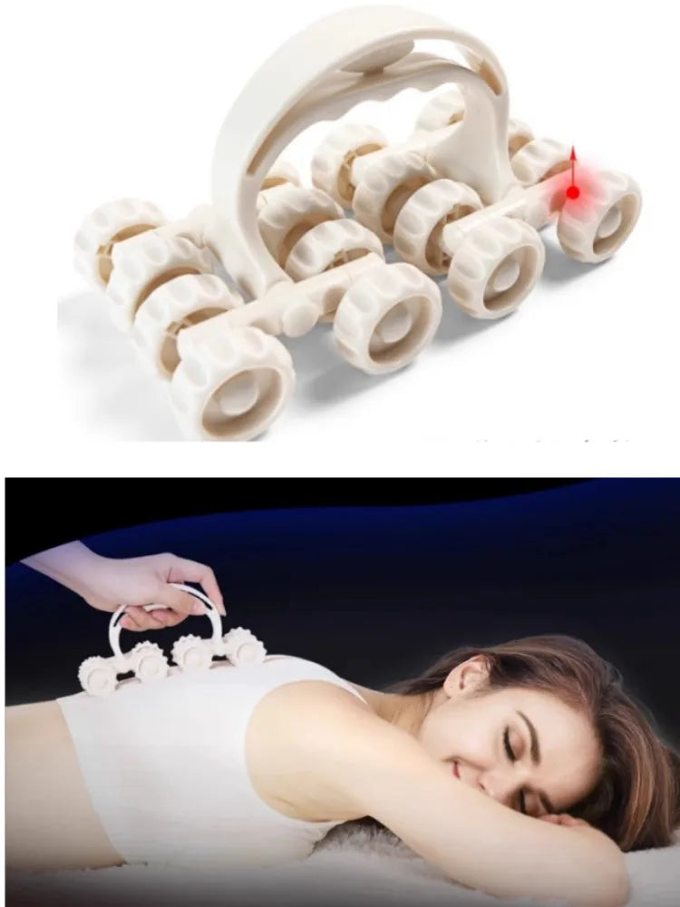 Roller Massager Sixteen-Wheel body  Massager Sixteen-Wheel Liniversal Massage Instrument Space Vehicle Roller Whole neck Massage