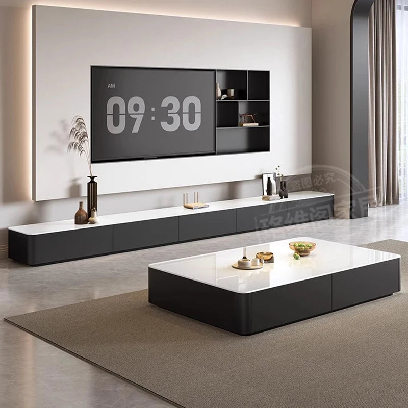 Living Room Console Tv Stands Floor Nordic Shelf Center Mid Century Display Tv Stands Cabinets Suporte Para Tv Home Furniture