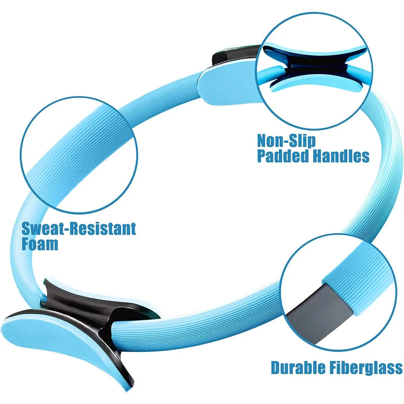 Yoga Fitness Pilates Ring Yoga Ring Open Back Ring Magic Ring Pelvic Floor Muscle Training Yoga Supplies Pilates Ring - Jscomfortzstore