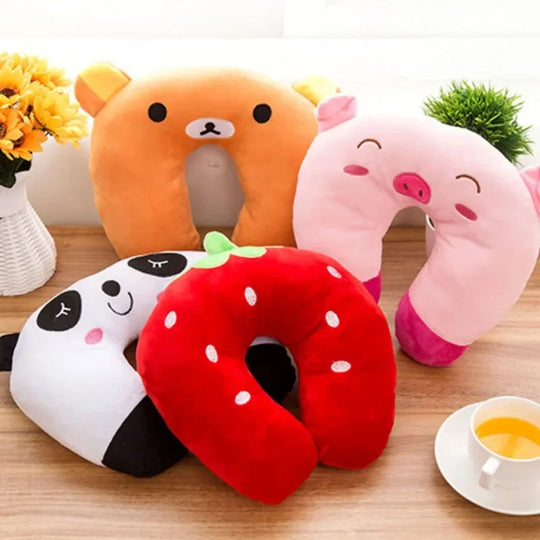 Cute Neck Pillow Creative U-shaped Neck Pillow Suitable for Outdoor Travel, Reducing Your Fatigue