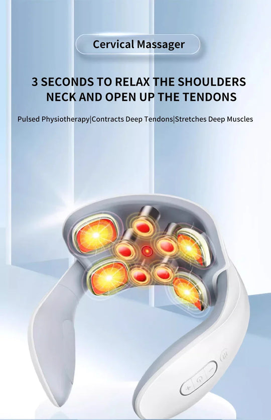 Heat Vibration Neck Massager
