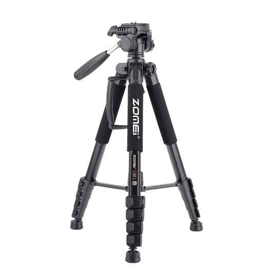 DSLR & Video Camera Stand with Phone Holder for Phones and Cameras