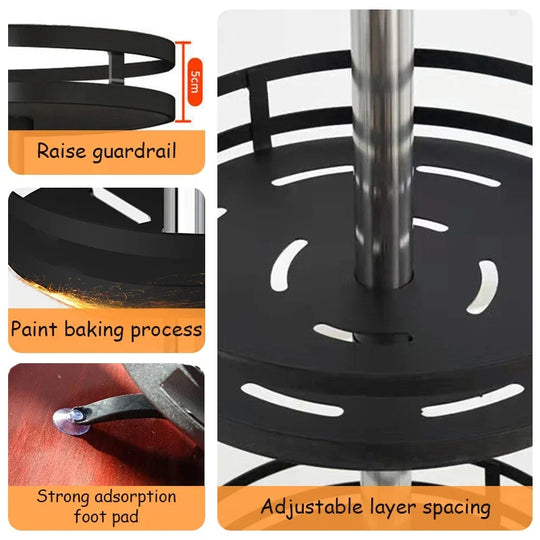 360° Rotating Spice Tray Kitchen Organizer