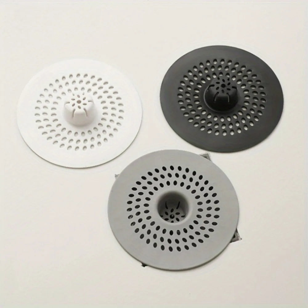 1pc Silicone Drain Strainer Hair Catcher with Drain Holes Perfect for Bathroom or Kitchen Use Shower Drain Hair Catcher