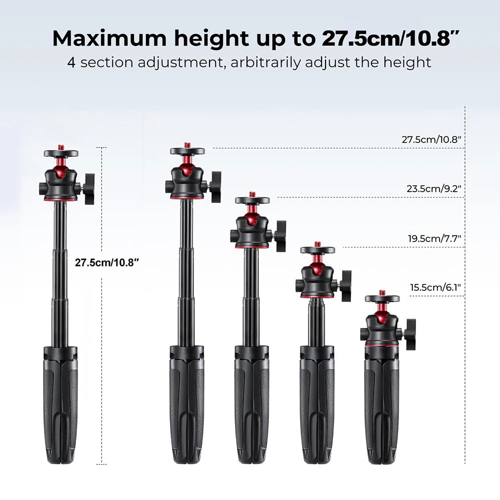 Mini Extendable Desktop Tripod Handle Grip