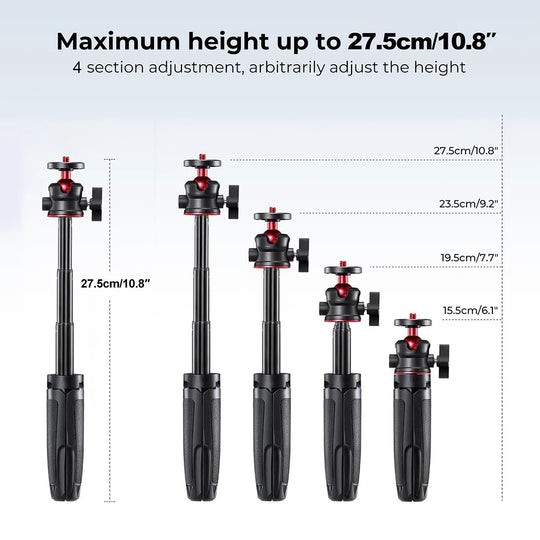 Mini Extendable Desktop Tripod Handle Grip