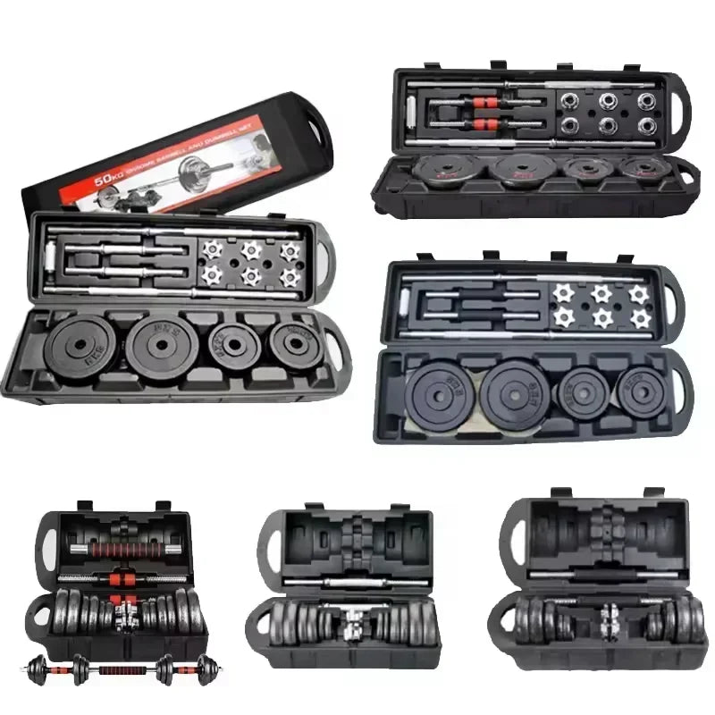 10kg-30kg Adjustable Cast Iron Dumbbells Set