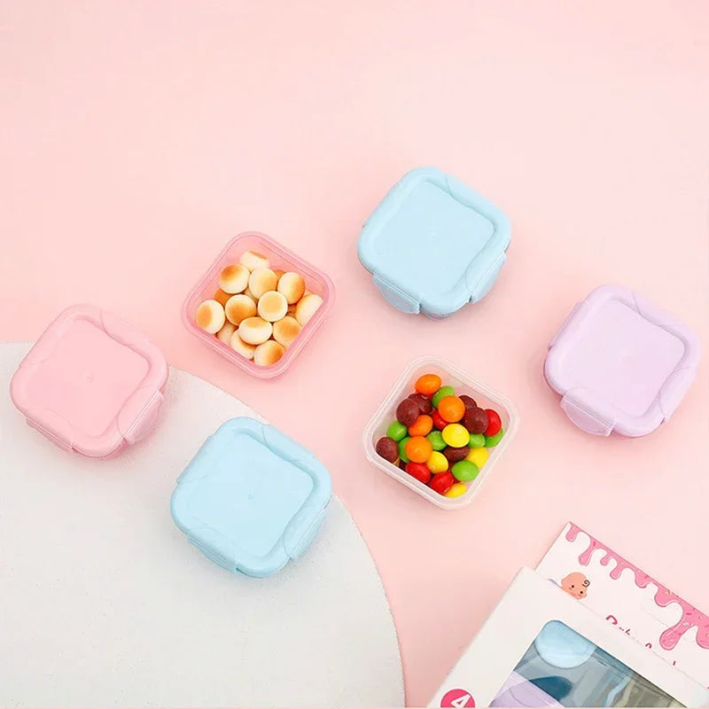 Kitchen Storage Box Small Plastic Containers Food Storage Container Moisture-Proof Airtight Refrigerated Heating Sealed Box