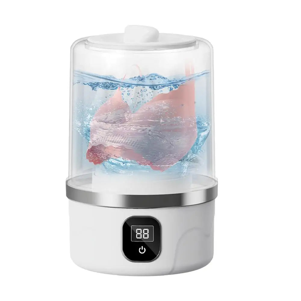 Underwear Washing Machine Mini Laundry Washer Cleaning For Underwear Rechargeable Baby Clothes Cleaning Appliance For Towels