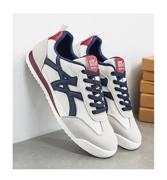 Men's Casual Shoes Fashion Sneakers Low Top Lace Up Lightweight Comfortable Breathable Walking Shoes For Daily Wear
