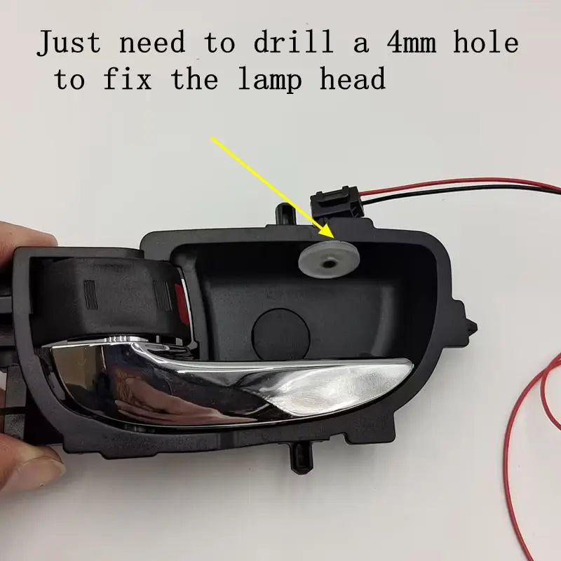 LED Ambient Light Transparent Lamp Body Circular Car Inner Bowl Light Door Handle Lights Handrail Lights Decorative Lamp