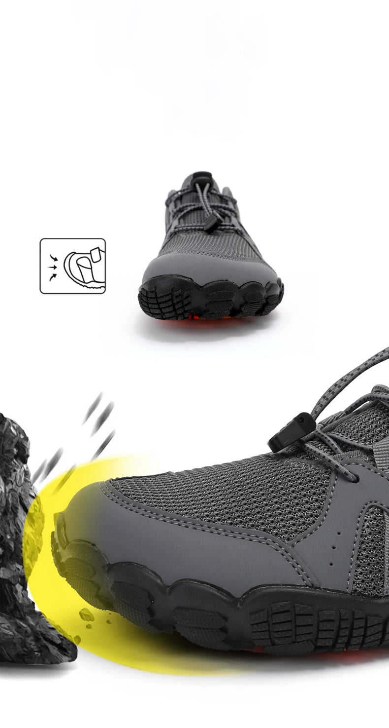 New men's and women's hiking shoes outdoor breathable soft soled hiking shoes bicycle shoes couple hiking shoes